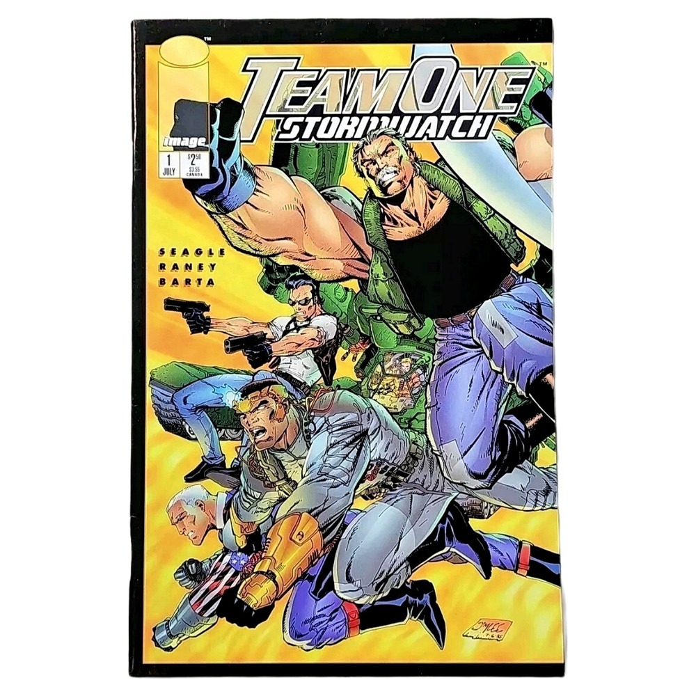 Team One Stormwatch 1 Image Comics 1995 Jim Lee Cover Art First Printing EUC
